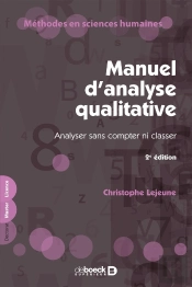 Manuel D'Analyse Qualitative ; Analyser Sans Compter Ni Classer (2e Édition)