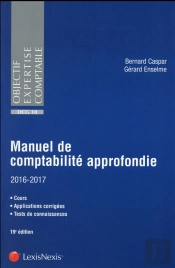 Manuel De Comptabilite Approfondie 2016/2017