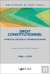 Manuel De Droit Constitutionnel Tome 1 ; L'Etat