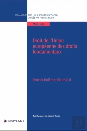 Manuel De Droit De L'Union Européenne Des Droits Fondamentaux