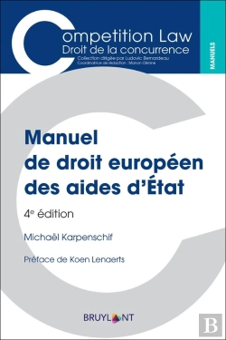 Bertrand.pt - Manuel De Droit Européen Des Aides D'Etat (4e Édition)