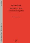 Manuel De Droit International Public (3e Édition)