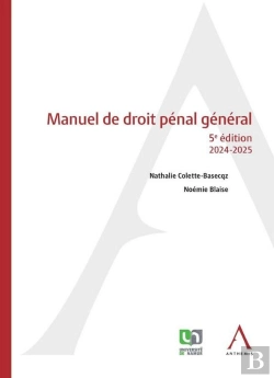 Bertrand.pt - Manuel De Droit Pénal Général (Édition 2024/2025)