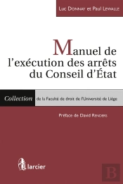 Manuel De L'Exécution Des Arrêts Du Conseil D'Etat