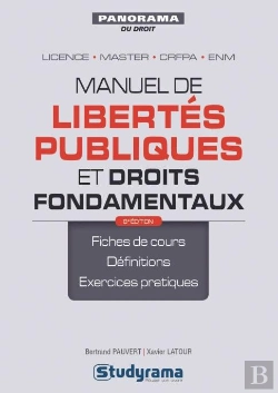 Bertrand.pt - Manuel De Libertés Publiques Et Droits Fondamentaux ; Licence, Master, Crfpa, Enm (8e Édition)