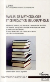 Manuel De Méthodologie Et De Rédaction Bibliographique