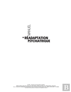 Bertrand.pt - Manuel De Readaptation Psychiatrique