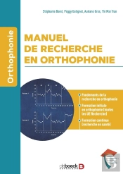 Manuel De Recherche En Orthophonie  : Ue 7