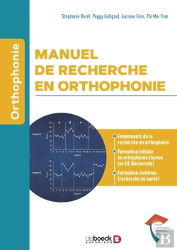 Bertrand.pt - Manuel De Recherche En Orthophonie  : Ue 7