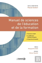 Manuel De Sciences De L'Éducation Et De La Formation