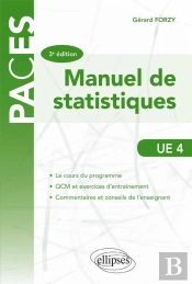 Manuel De Statistiques Ue4 3e Edition Paces