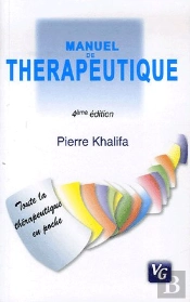 Manuel De Thérapeutique (4ème Édition)