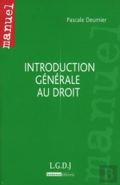 Manuel D'Introduction Au Droit