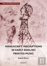 Manuscript Inscriptions In Early English Printed Music