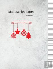 Manuscript Paper - Wide Staff