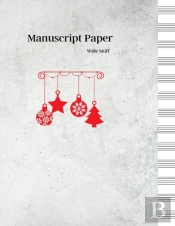 Manuscript Paper - Wide Staff