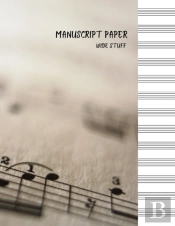 Manuscript Paper - Wide Staff