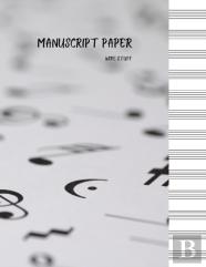 Manuscript Paper - Wide Staff