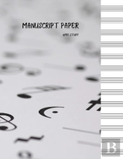 Manuscript Paper - Wide Staff