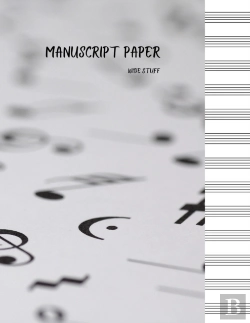 Bertrand.pt - Manuscript Paper - Wide Staff