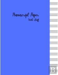Manuscript Paper - Wide Staff