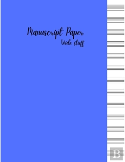 Bertrand.pt - Manuscript Paper - Wide Staff