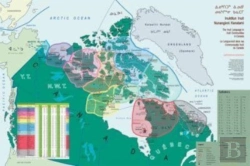 Bertrand.pt - Map Of The Inuit Language In Inuit Communities In Canada