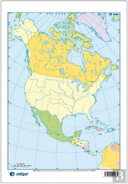 Bertrand.pt - Mapa América Del Norte Político
