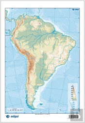 Mapa América Del Sur Físico