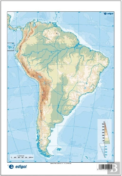 Bertrand.pt - Mapa América Del Sur Físico