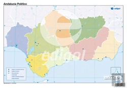 Bertrand.pt - Mapa Andalucía Político