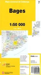 Mapa Comarcal De Catalunya 1:50 000 - 07 - Bages