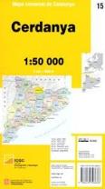 Mapa Comarcal De Catalunya 1:50 000 - 15 - Cerdanya