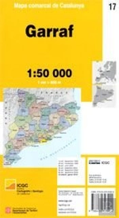 Mapa Comarcal De Catalunya 1:50 000 - 17 - Garraf
