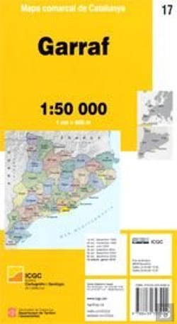 Bertrand.pt - Mapa Comarcal De Catalunya 1:50 000 - 17 - Garraf