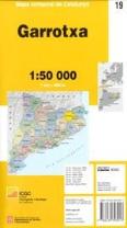 Mapa Comarcal De Catalunya 1:50 000 - 19 - Garrotxa (8a Edicio)