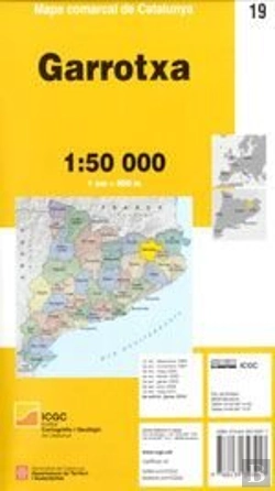 Bertrand.pt - Mapa Comarcal De Catalunya 1:50 000 - 19 - Garrotxa (8a Edicio)
