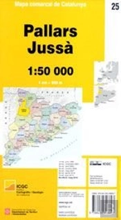 Mapa Comarcal De Catalunya 1:50 000 25 Pallars Jussa