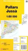Mapa Comarcal De Catalunya 1:50 000 25 Pallars Jussa