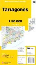 Mapa Comarcal De Catalunya 1:50 000 36 Tarragones