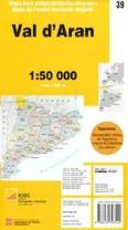 Mapa Comarcal De Catalunya 1:50 000 - 39 - Val D'Aran (9a Edicio)