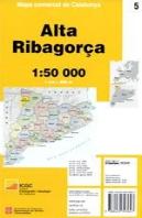 Mapa Comarcal De Catalunya 1:50 000 5 Alta Ribagorça