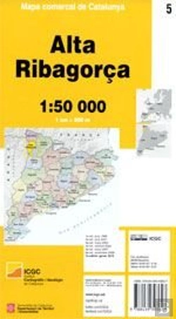 Bertrand.pt - Mapa Comarcal De Catalunya 1:50 000 5 Alta Ribagorça