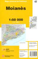 Mapa Comarcal De Catalunya 1:50 000. Moianes - 42
