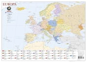 Mapa da Europa (55,5 x 39,5 cm) - Folha