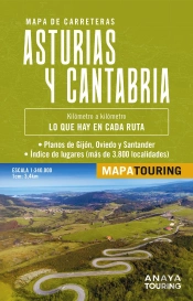 Mapa De Carreteras Asturias Y Cantabria (Desplegable), Escala 1:340.000
