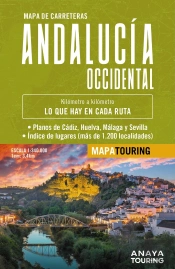 Mapa De Carreteras De Andalucia Occidental (Desplegable), Es