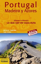 Mapa De Carreteras De Portugal, Madeira Y Azores 1:340.000 - (Desplegable)