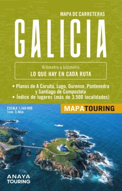 Bertrand.pt - Mapa De Carreteras Galicia (Desplegable), Escala 1:340.000