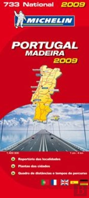 Mapa de Estradas - Portugal 2009